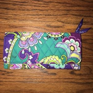 Heather Vera Bradley Tri-Fold Wallet